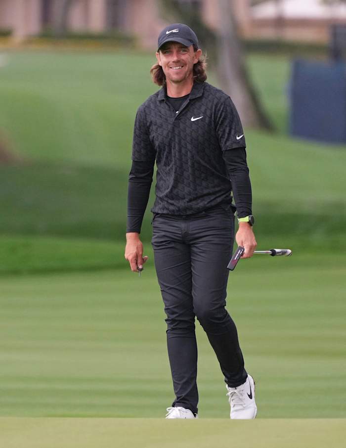 Tommy Fleetwood's 6-under 66 at TPC Sawgrass led the rain-delayed first round lead at the Players Championship.